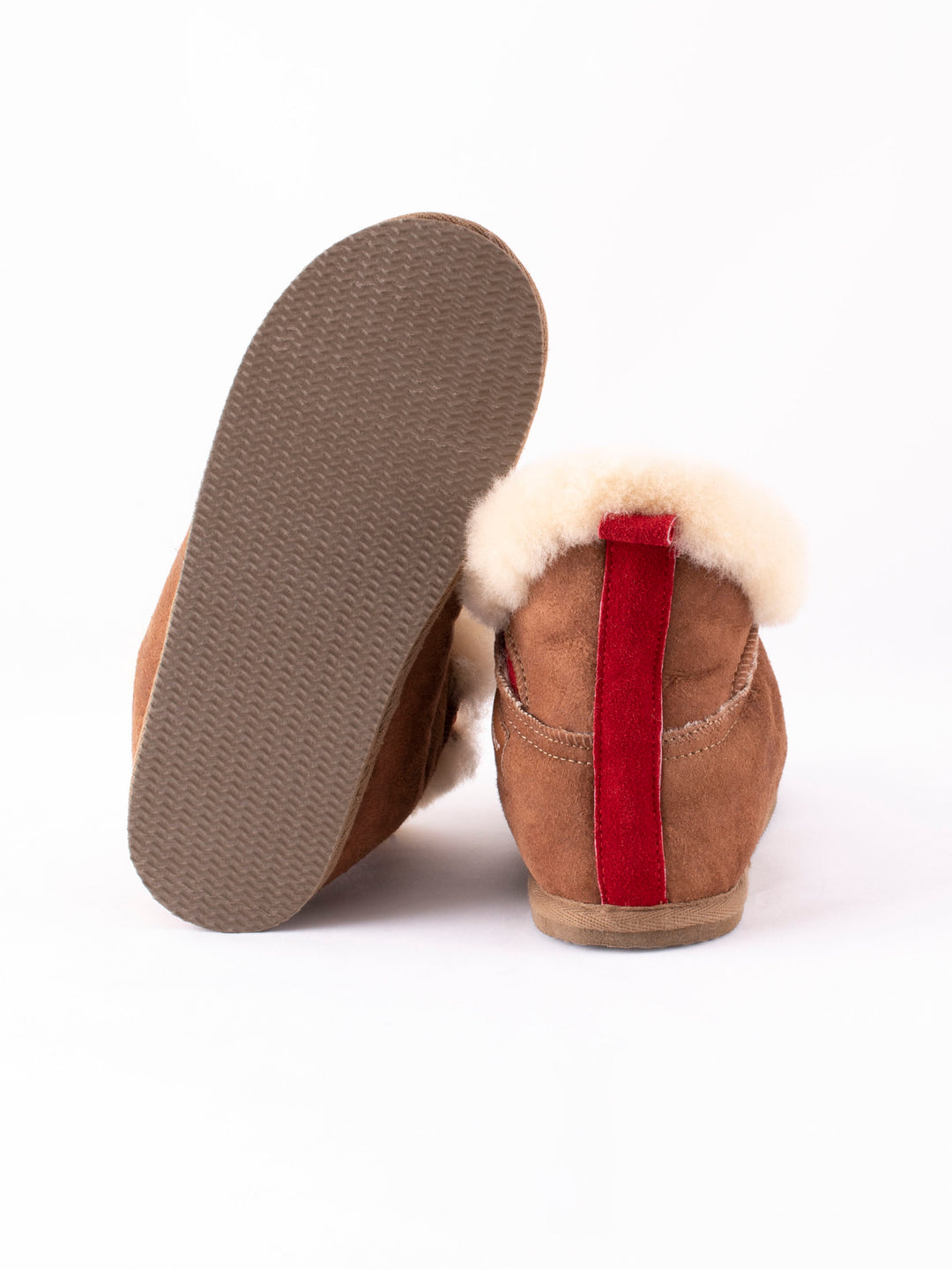 Bella Sheepskin Booties - Antique Cognac