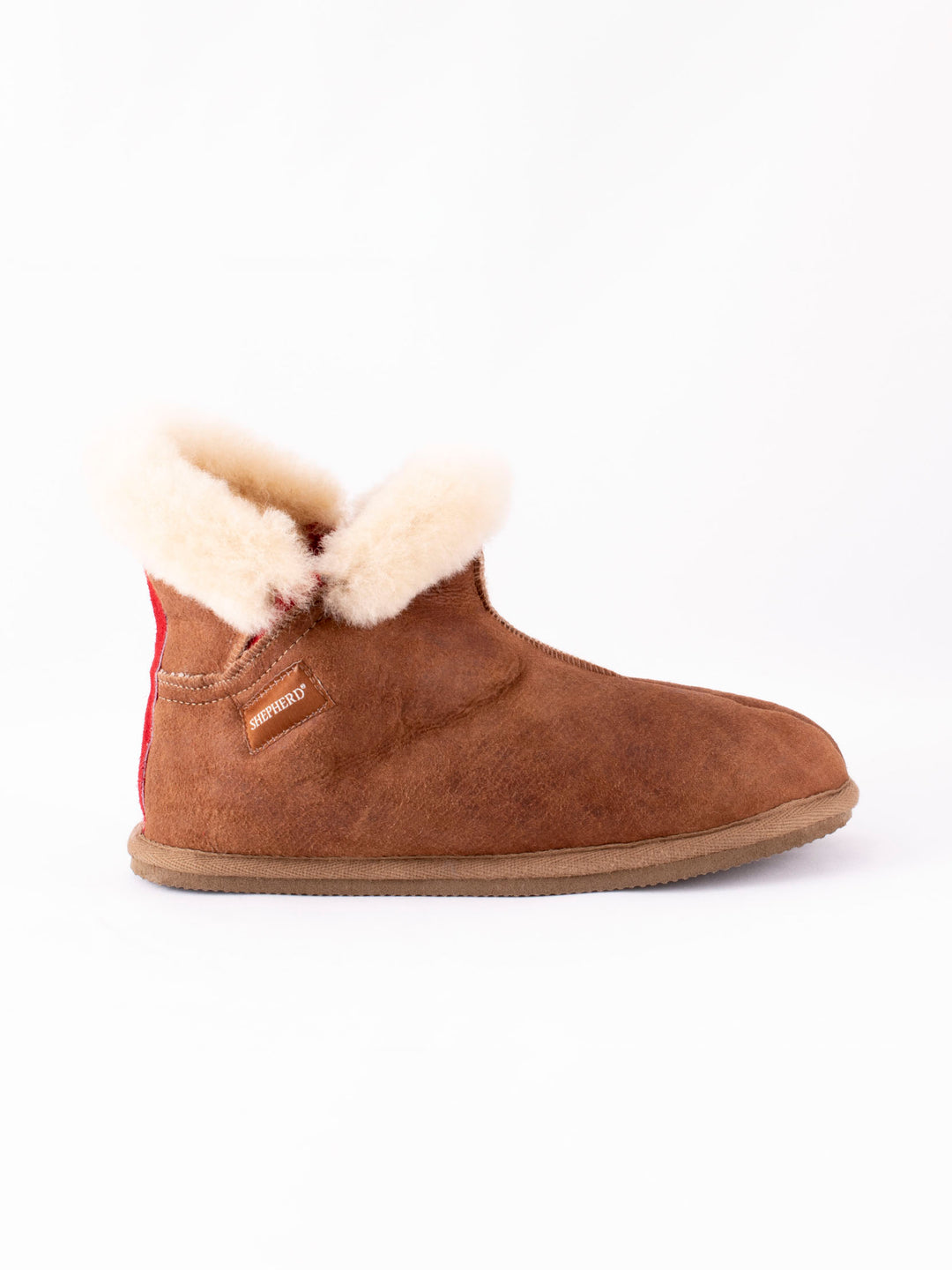 Bella Sheepskin Booties - Antique Cognac