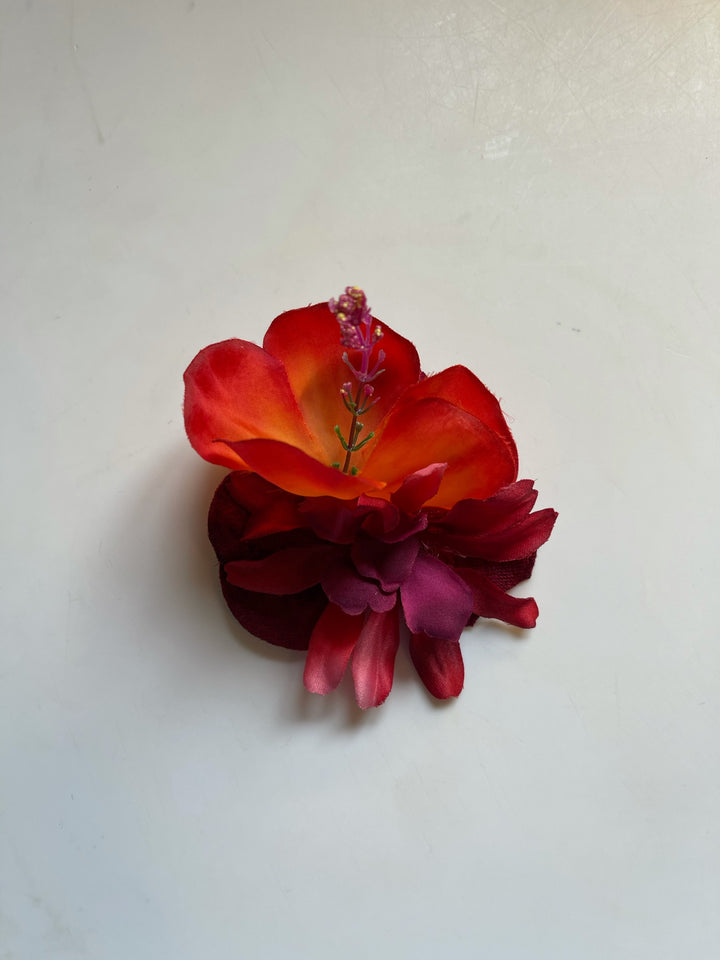 Faux Flower Hair Clips