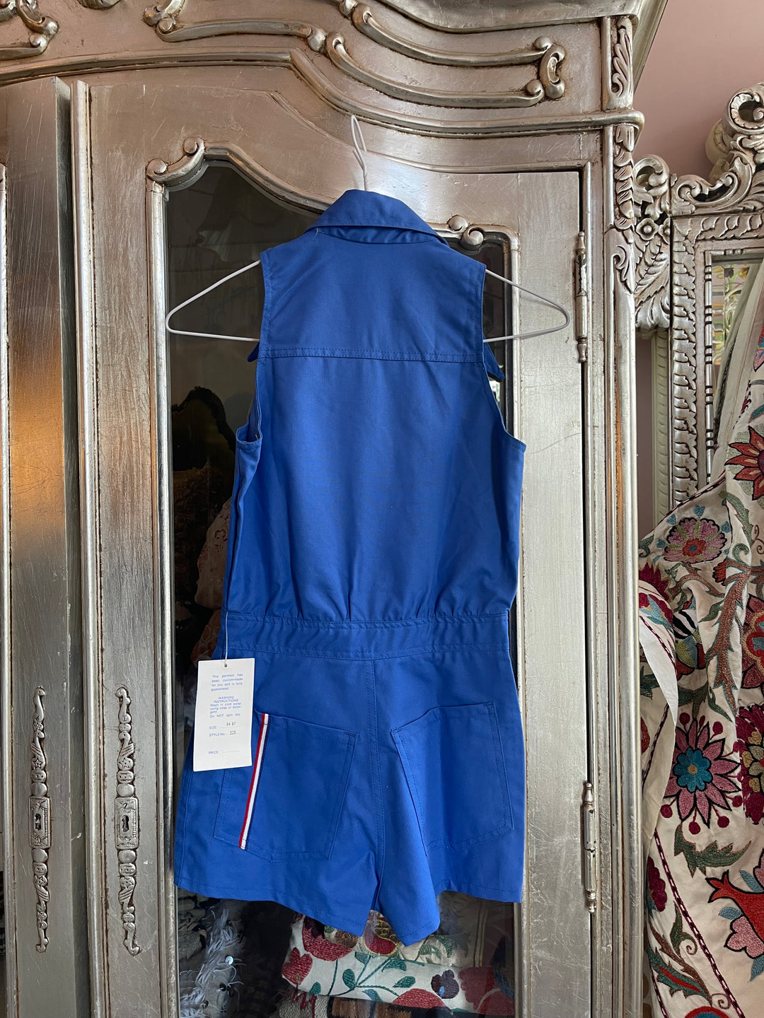 70s Gap Blue Romper Mini