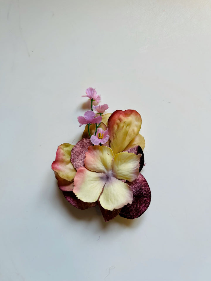 Faux Flower Hair Clips