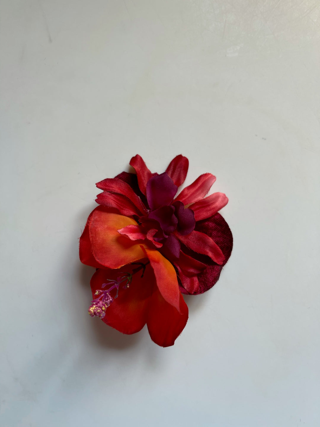 Faux Flower Hair Clips