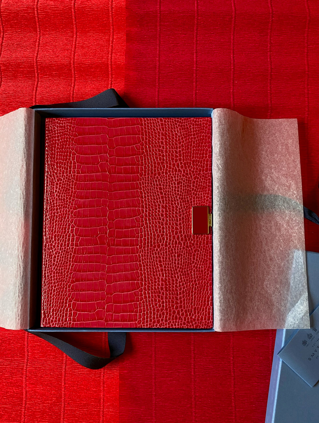 Smythson Pink Mara Portobello Notebook