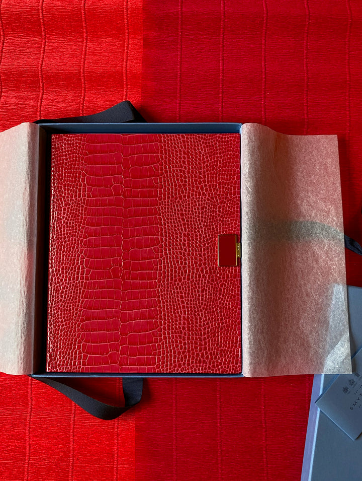 Smythson Pink Mara Portobello Notebook