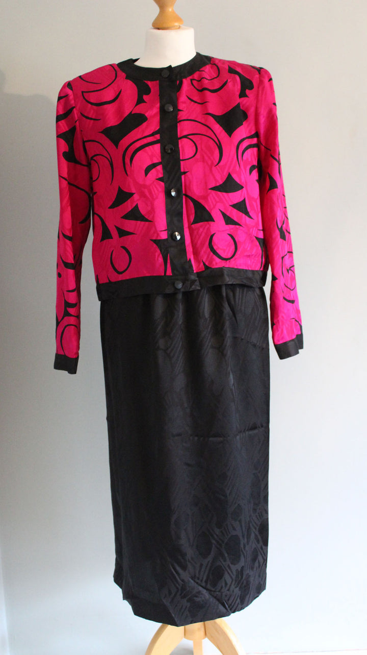 Adrianna Papell Two Piece Jacket &amp; Skirt