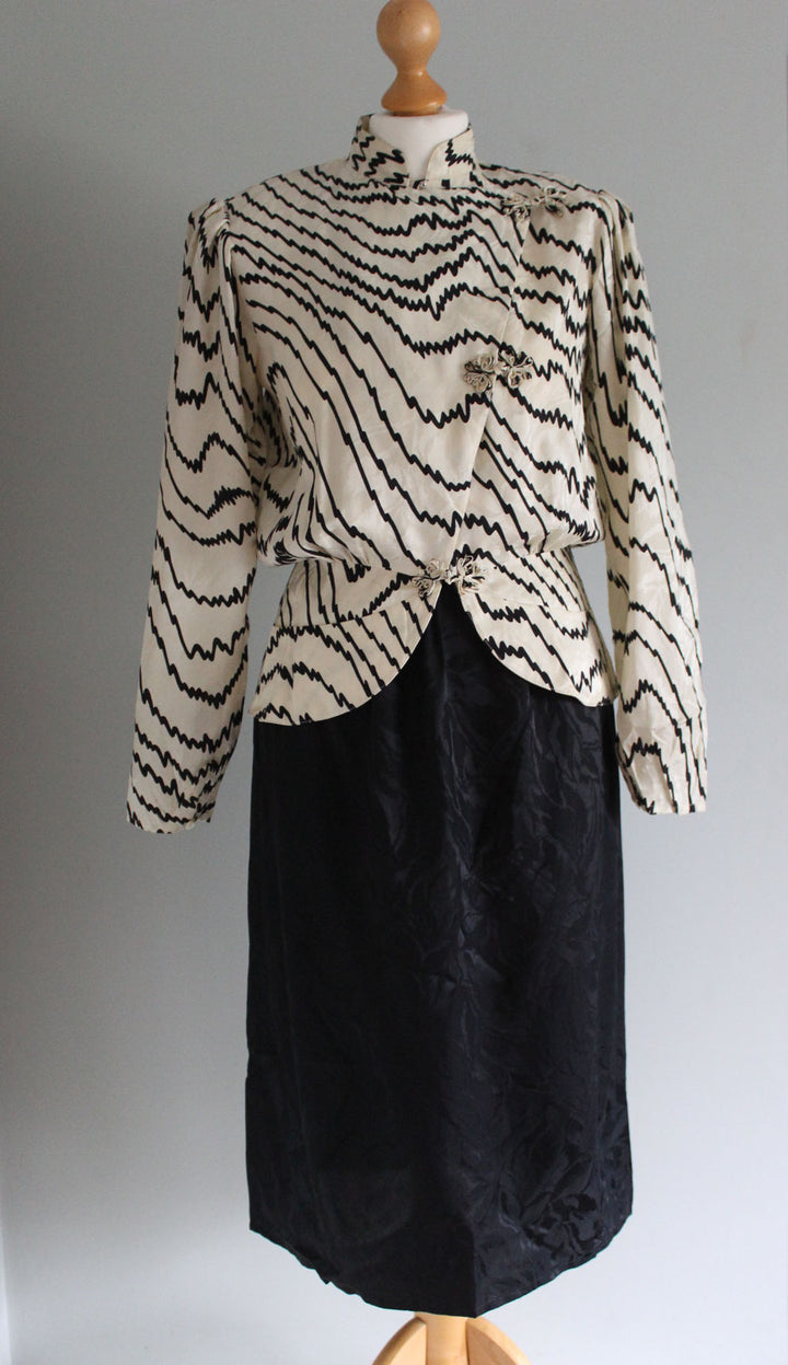 Argenti Black &amp; White Two Piece