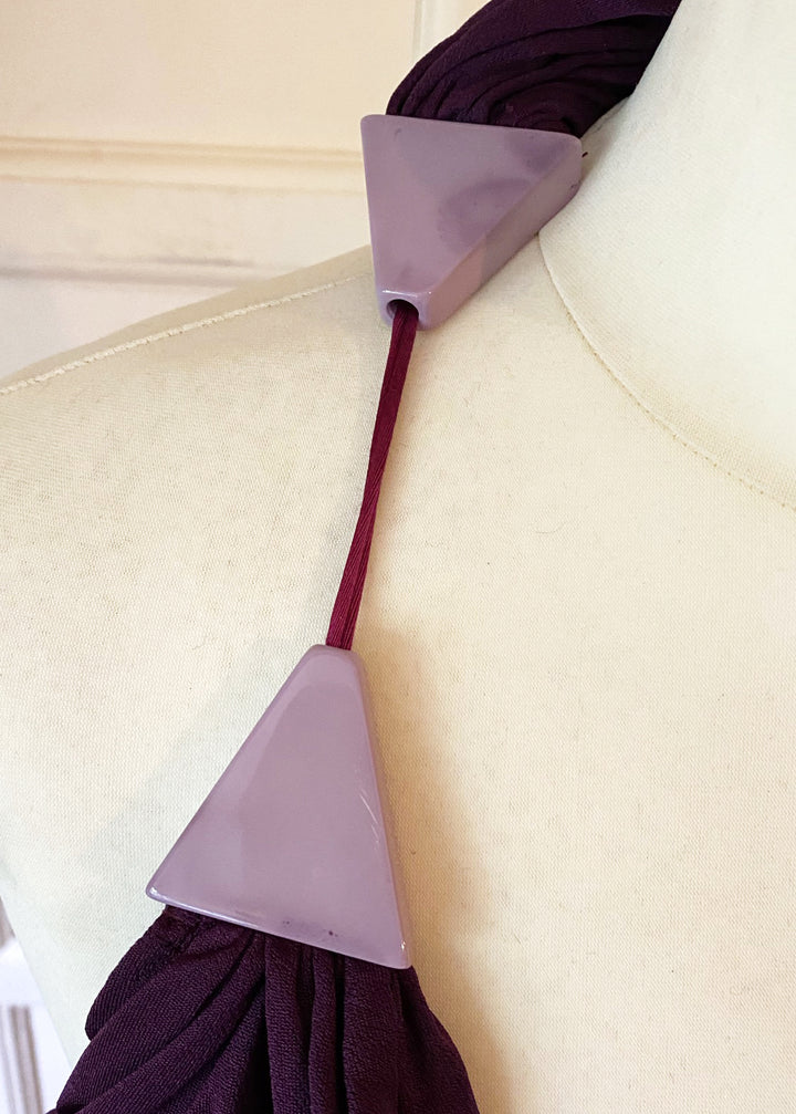 Alnorenz Purple Wrap Dress