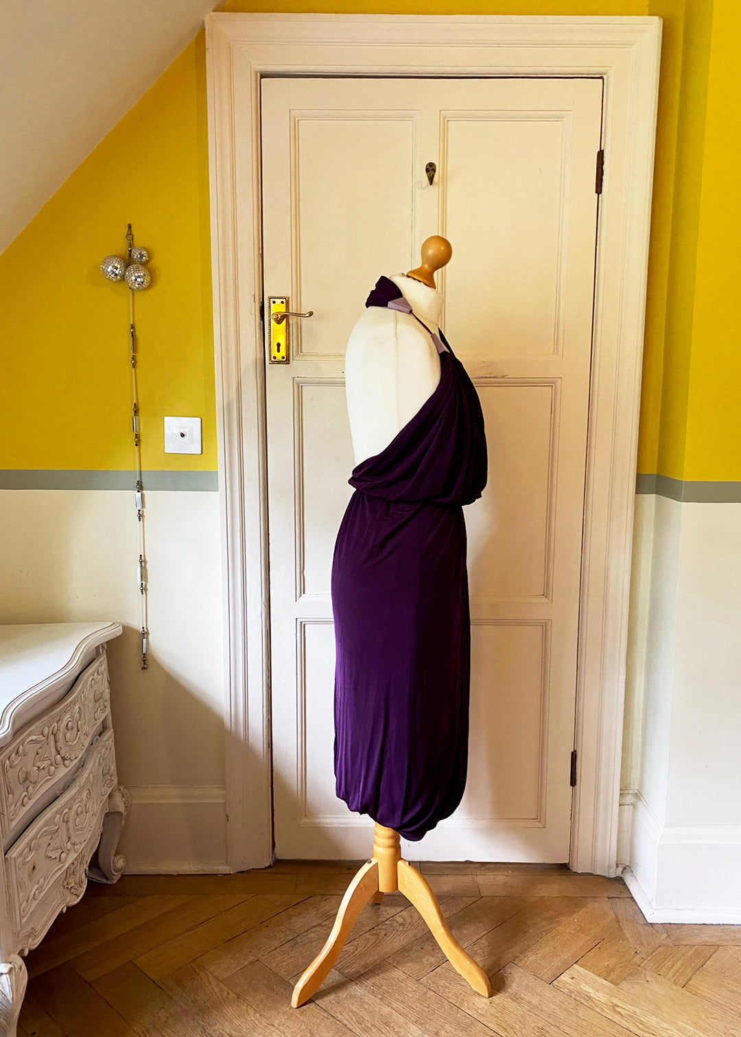 Alnorenz Purple Wrap Dress