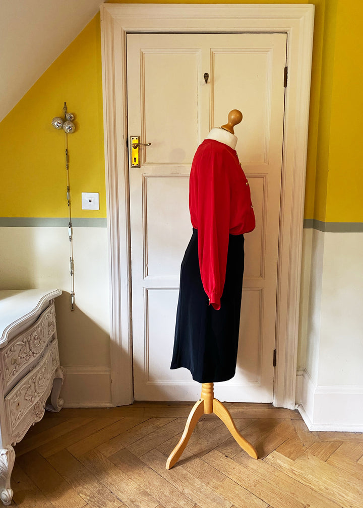 Aquascutum Vintage Red Blouse