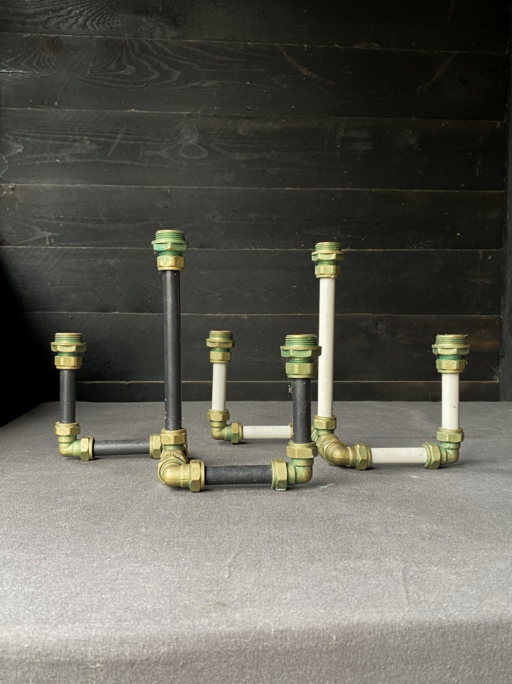 Pipework Candlesticks by Nick Fraser