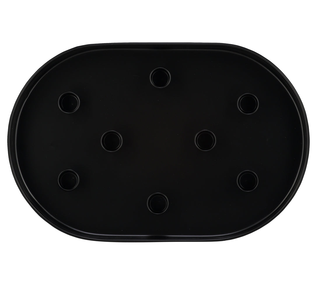 British Colour Standard Oval Metal Candle Platter