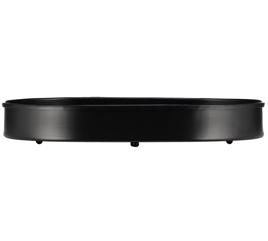 British Colour Standard Oval Metal Candle Platter