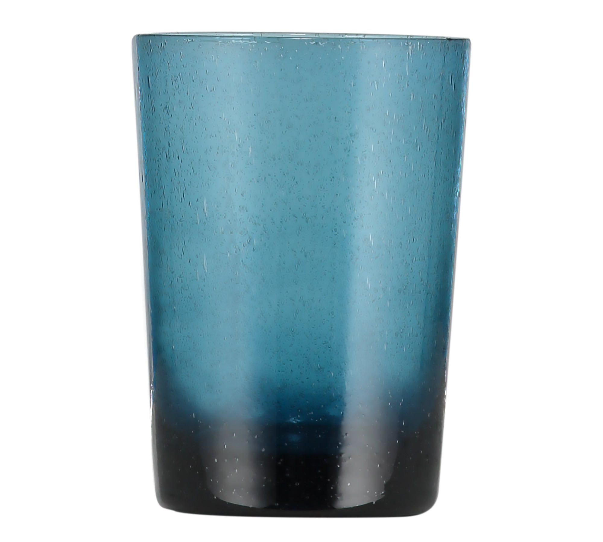 British Colour Standard Mineral Blue Handmade Glass Tumbler