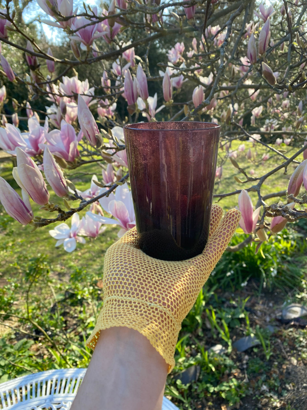 British Colour Standard Garnet Handmade Glass Tumbler