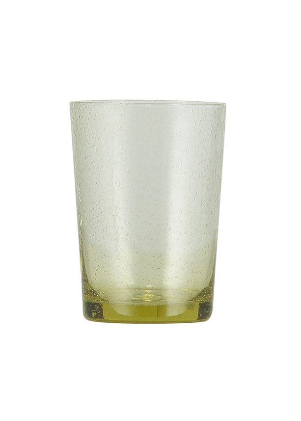Tuscan Yellow Handmade Glass Tumbler