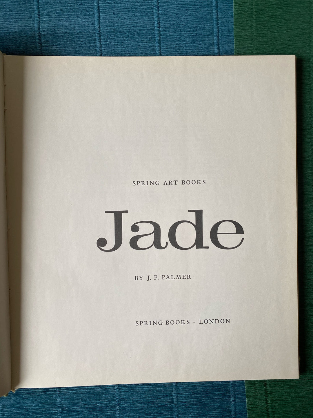 Jade Spring Art Book by J. P. Palmer