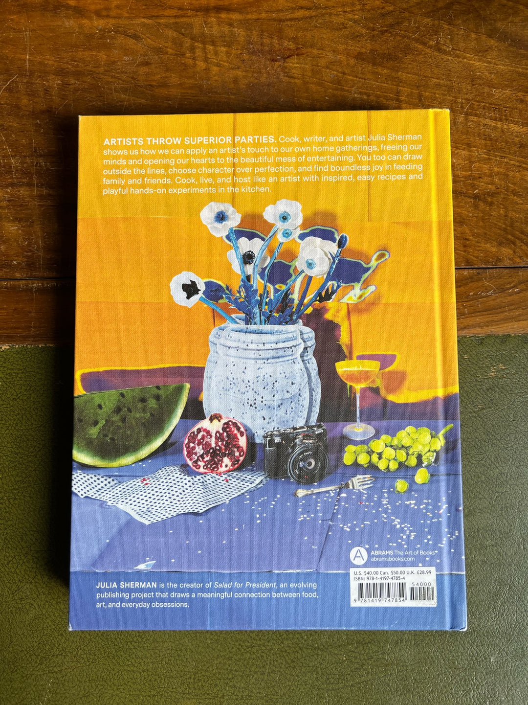 Arty Parties: An Entertaining Cookbook by Julia Sherman