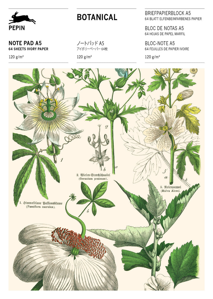 Botanical A5 Note Pad