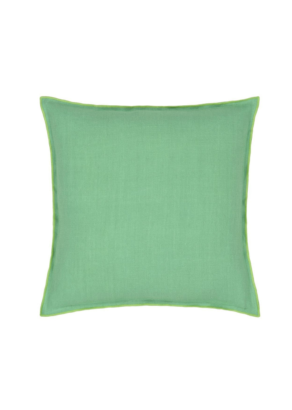 Brera Lino Verdigris & Apple Cushion