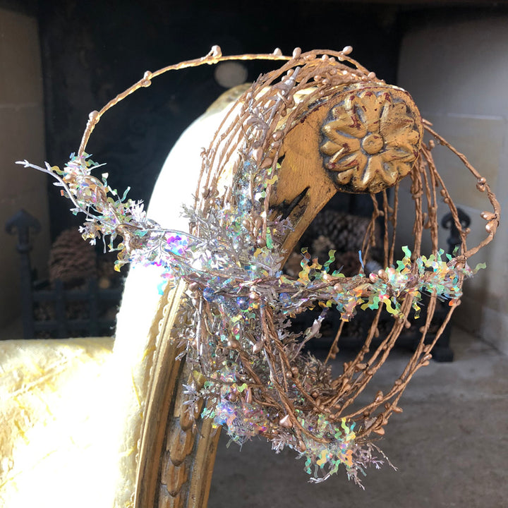 Bronze &amp; Sparkle Headband