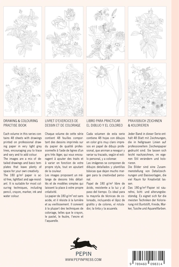 Flowers Colouring Book