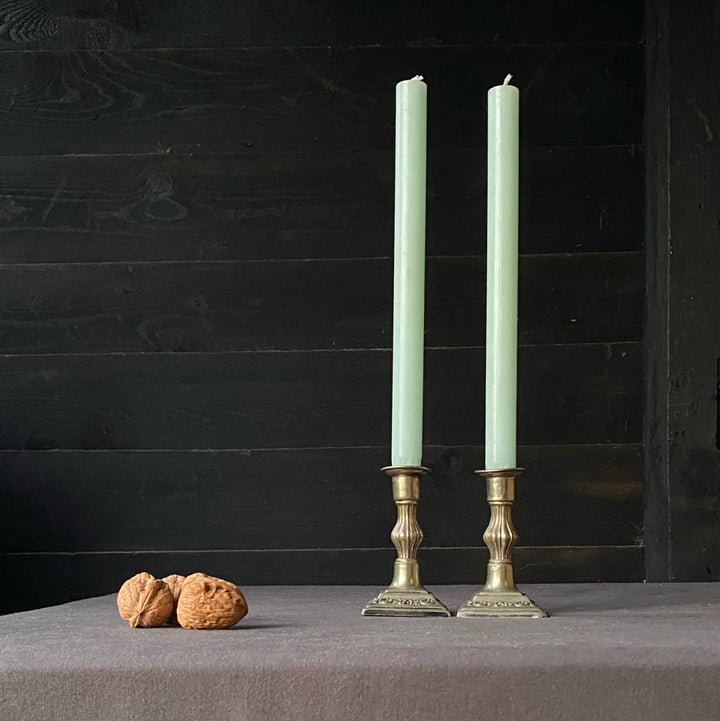 Pair of Silver Antique Candlesticks