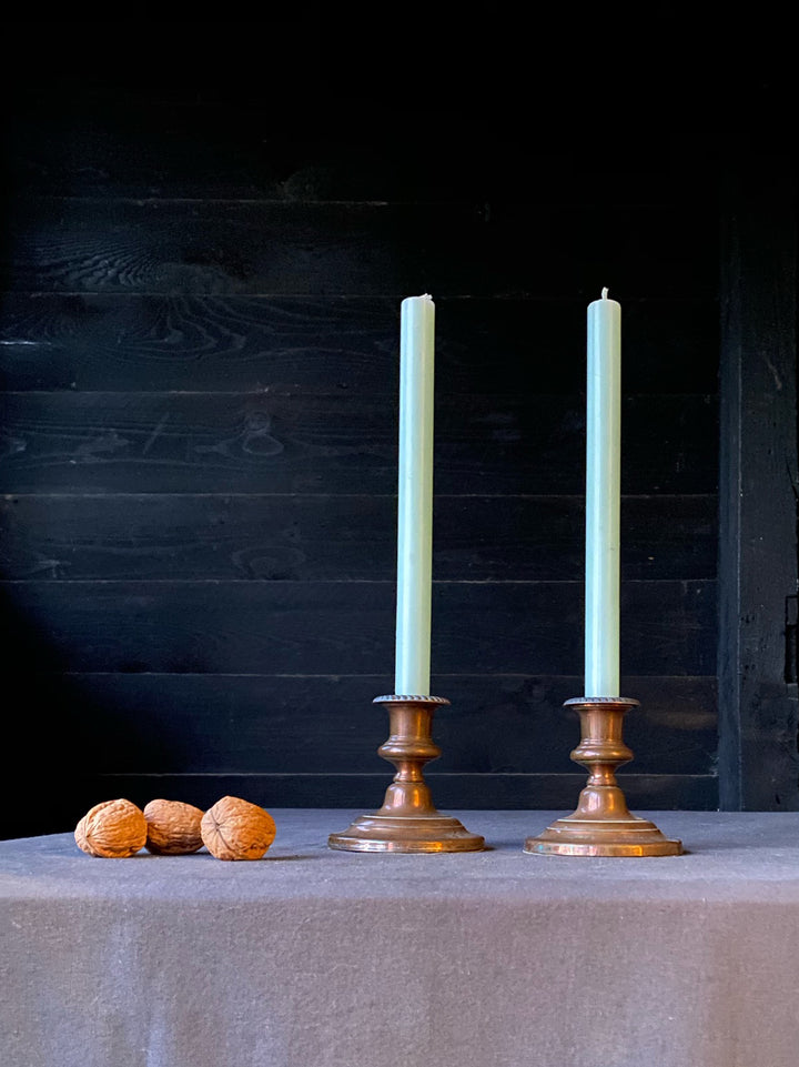 Antique Copper Candlesticks