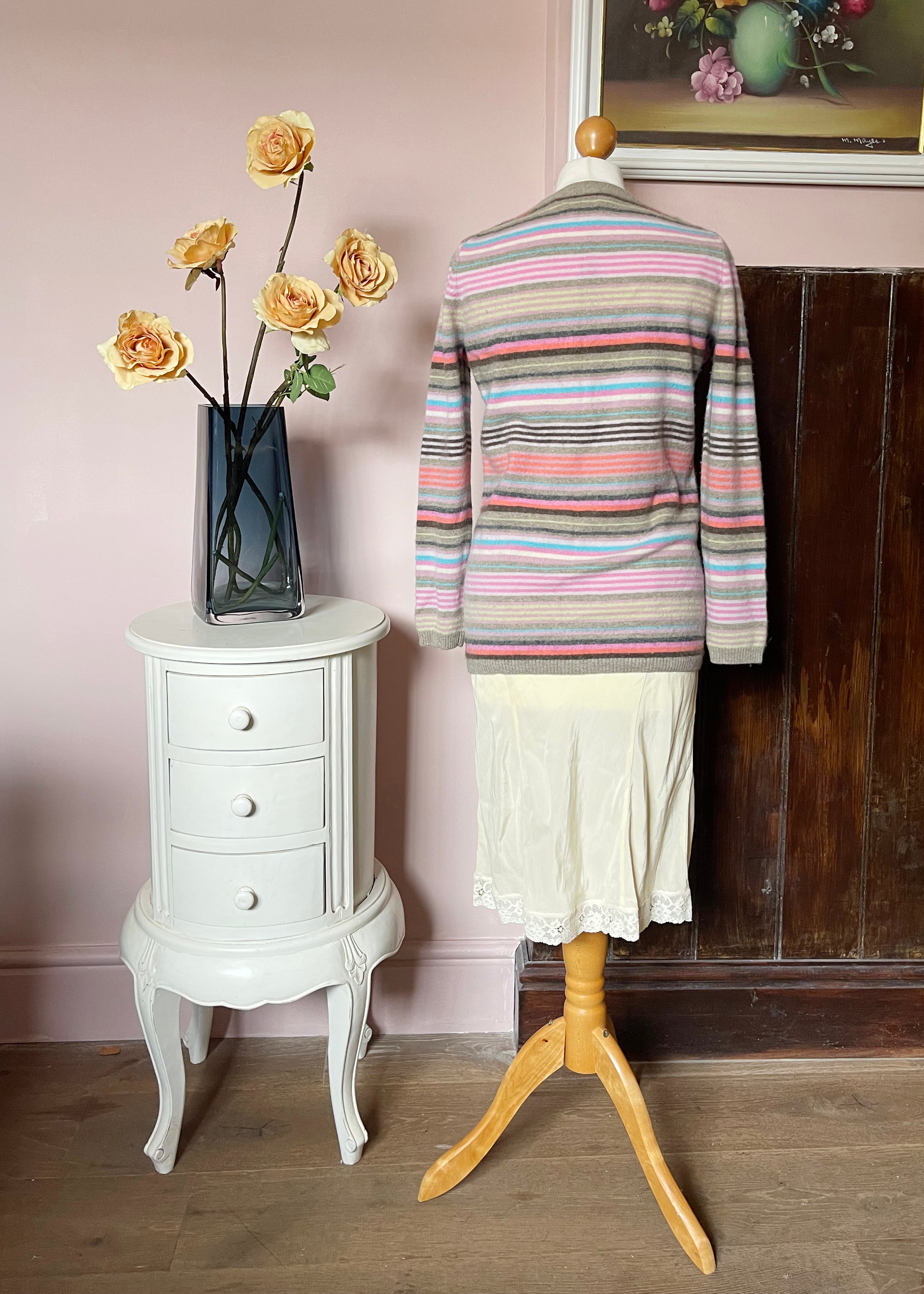 Clements Ribeiro Cashmere Striped Cardigan