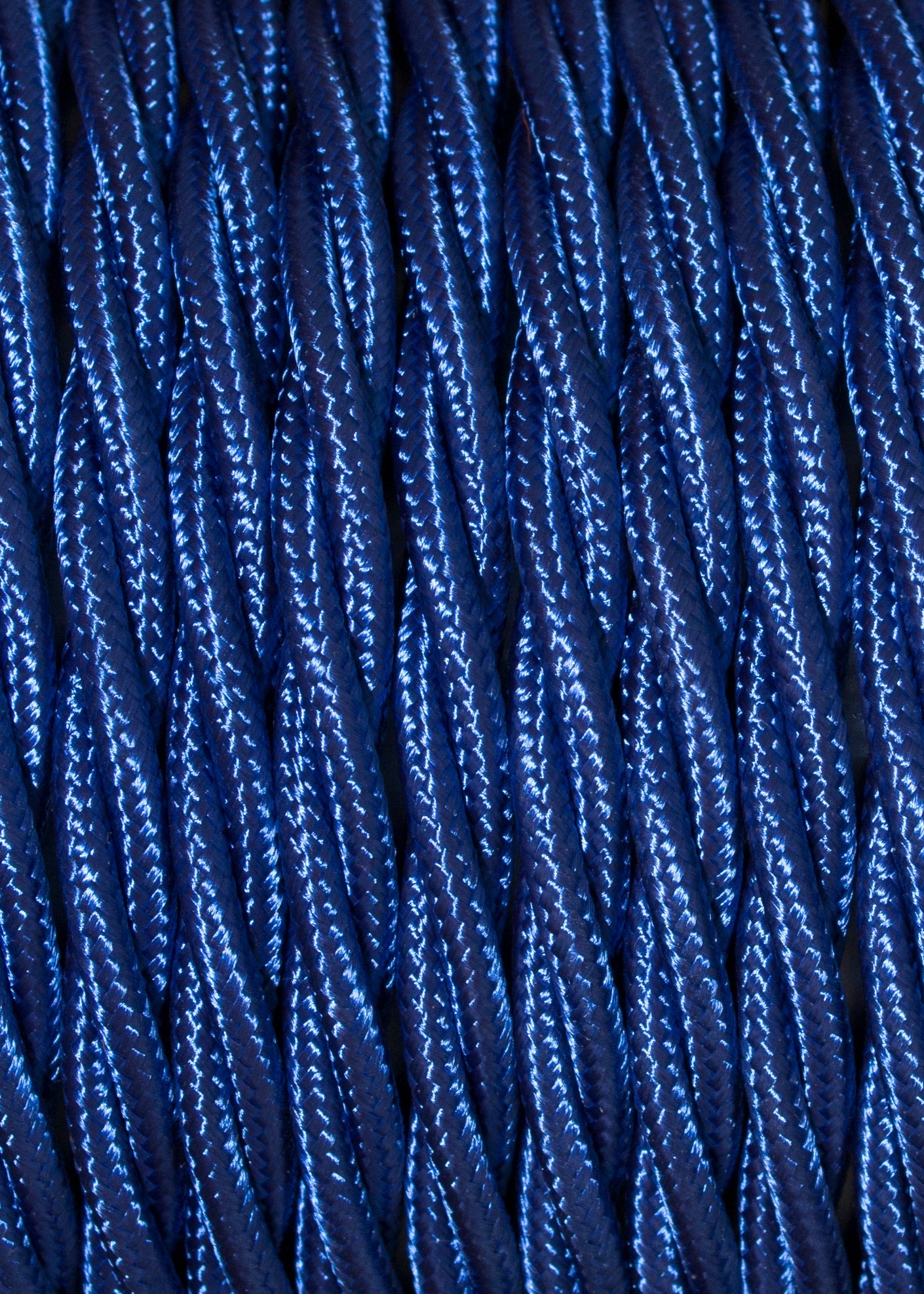 Cobalt - Lola's Leads Fabric Extension Cable