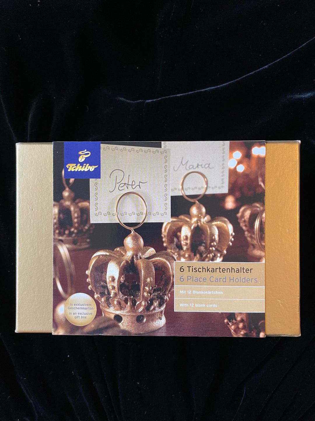 Crown Place Card Holders Set of Six