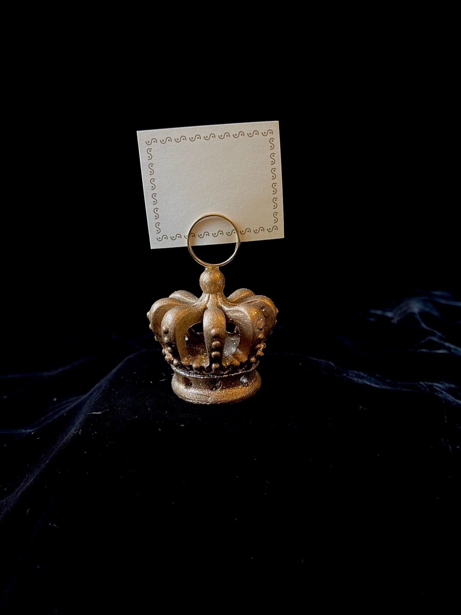 Crown Place Card Holders Set of Six