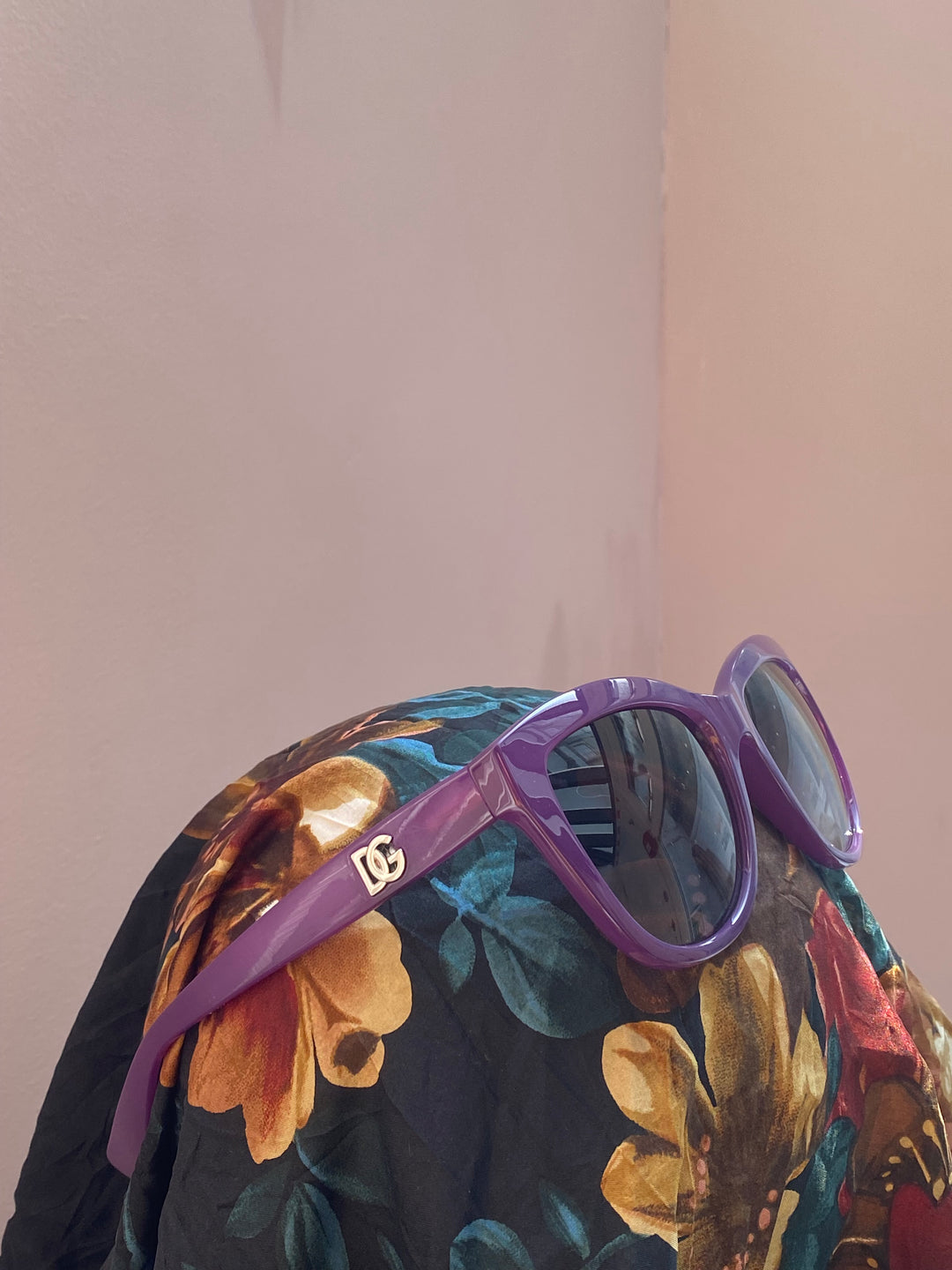 Dolce &amp; Gabbana Purple Round Sunglasses