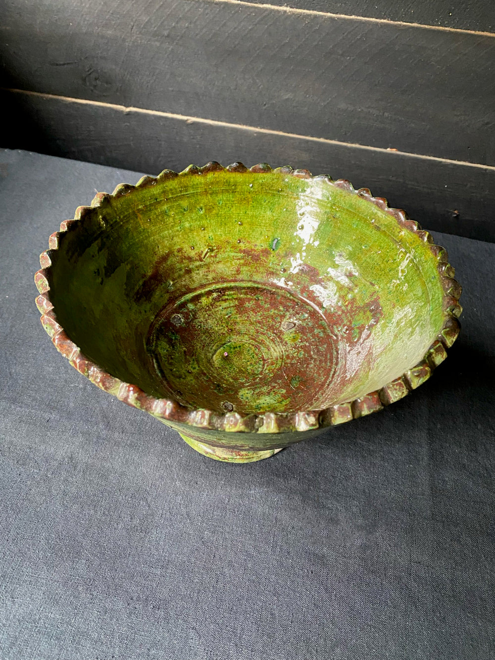 Tamegroute Pedestal Bowl