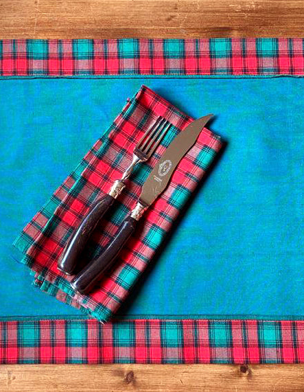 Mid Century Horn Fork &amp; Knife Set of Six