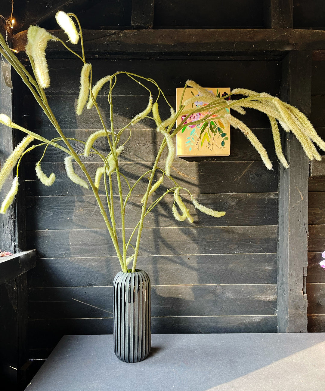 Faux White Amaranthus Stem