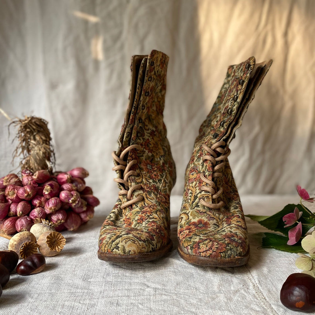 Patrick Cox Tapestry Boots