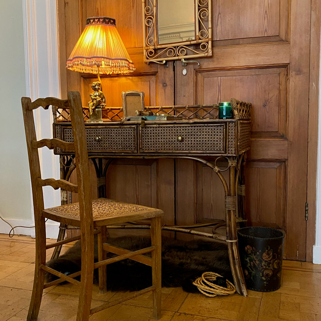 Rattan Desk