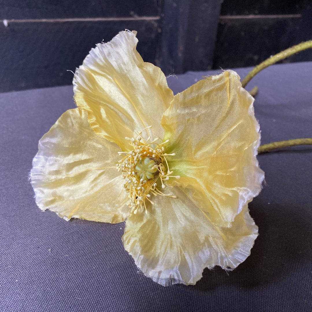 Faux Poppy Stems