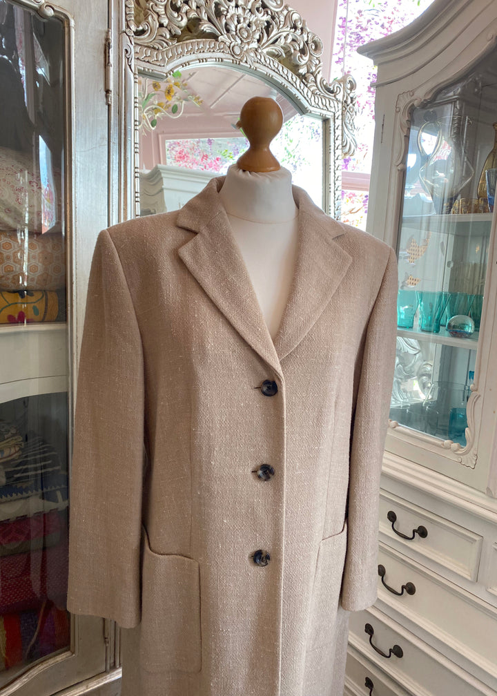 Feraud Woollen Beige Coat