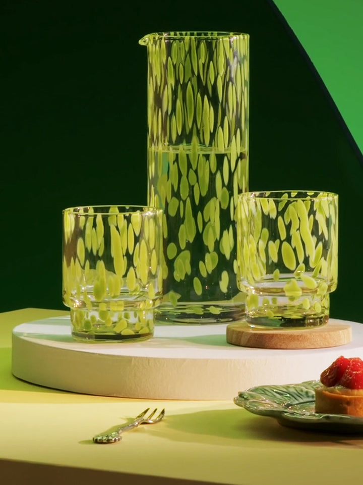 Green Tortoiseshell Tumblers