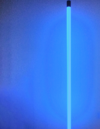 Blue Fluorescent Tube Floor Light 135cm