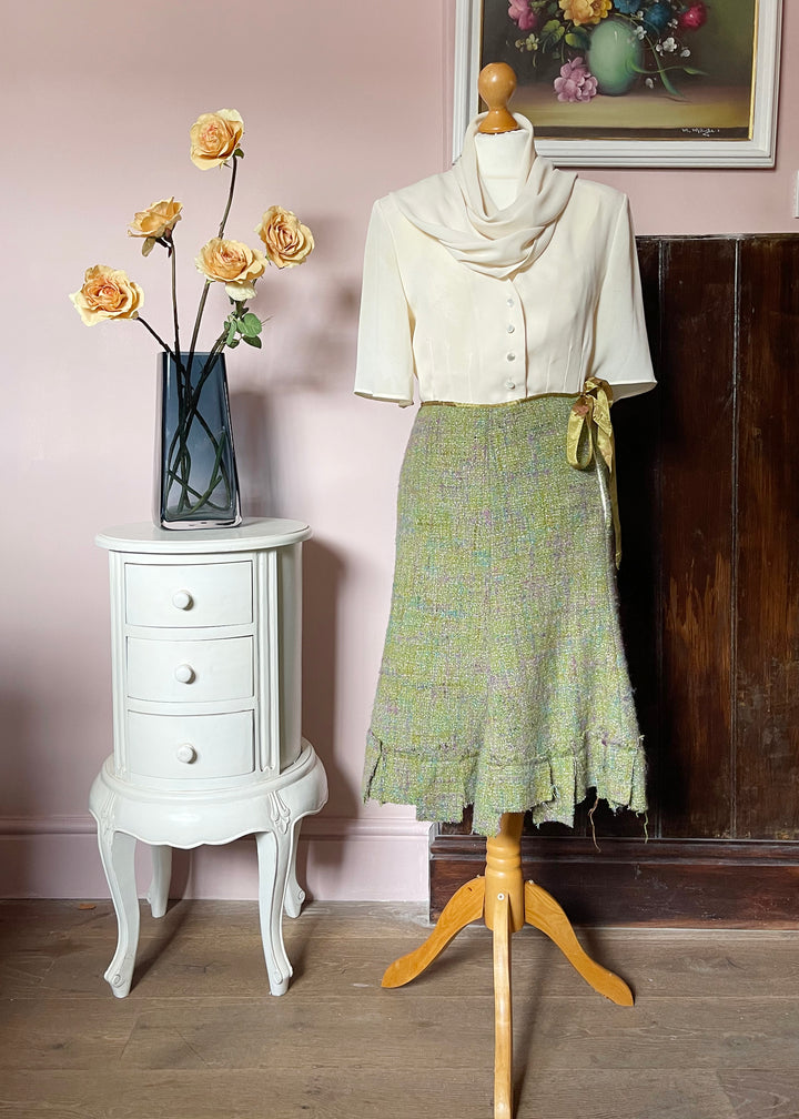 Frou Frou Sparkly Tartan Skirt