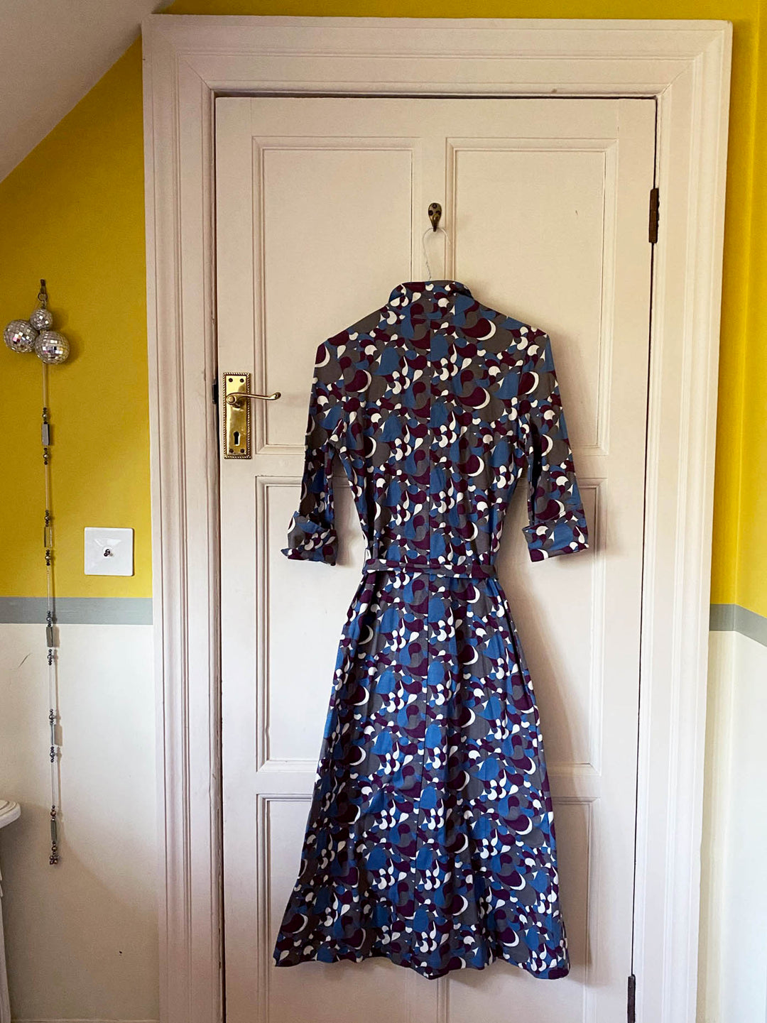 The West Village High Neck Pattern Dress
