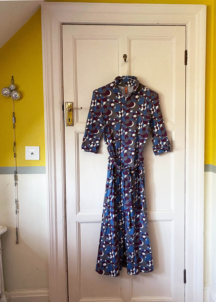 The West Village High Neck Pattern Dress