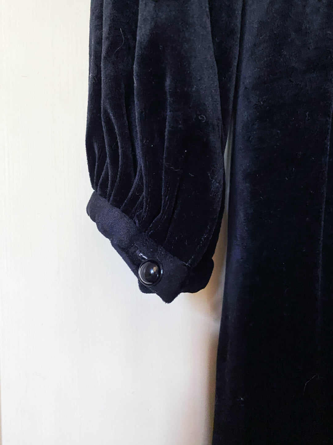 Vintage Tokyo Style Co Black Velvet Dress