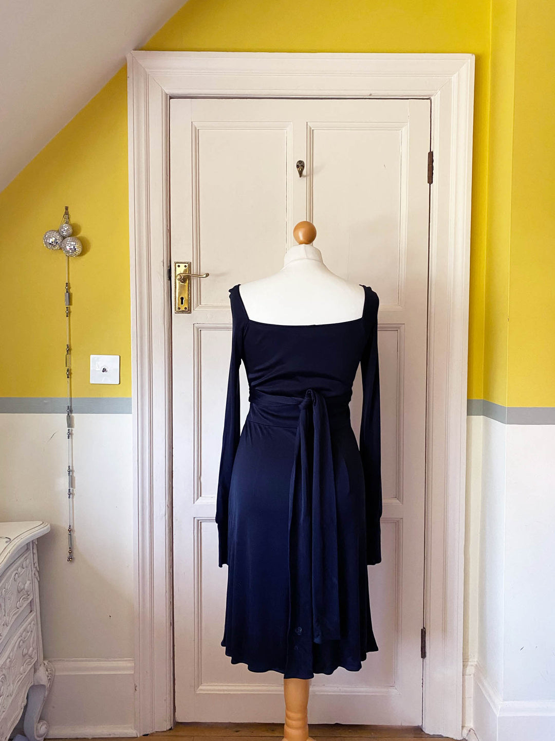 ISSA London Black Wrap Dress