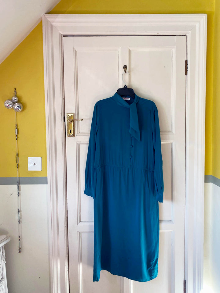 Vintage Jack MulQueen Green Dress