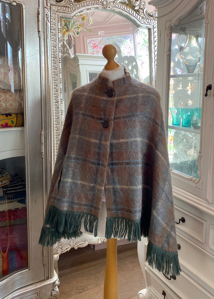 Green Mohair Cape 