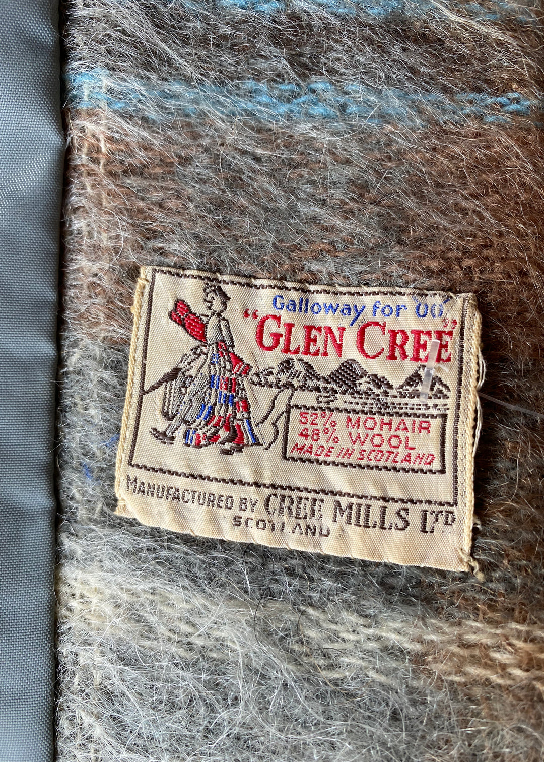 Green Mohair Galloway Cape