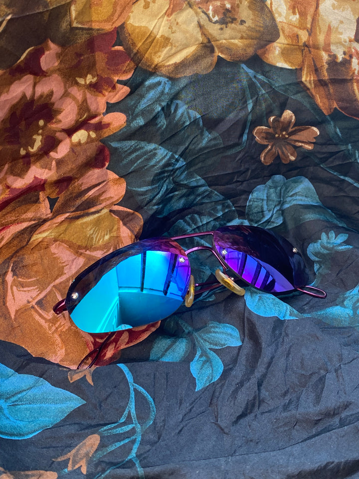 Vintage Gucci Purple Sports Sunglasses